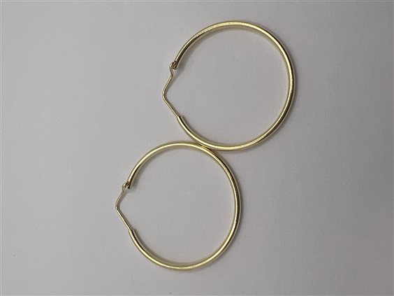 Orecchini Domar Donna Cerchi argento 925 lisci in Argento ORAR-440-280 - ORAR-440-280
